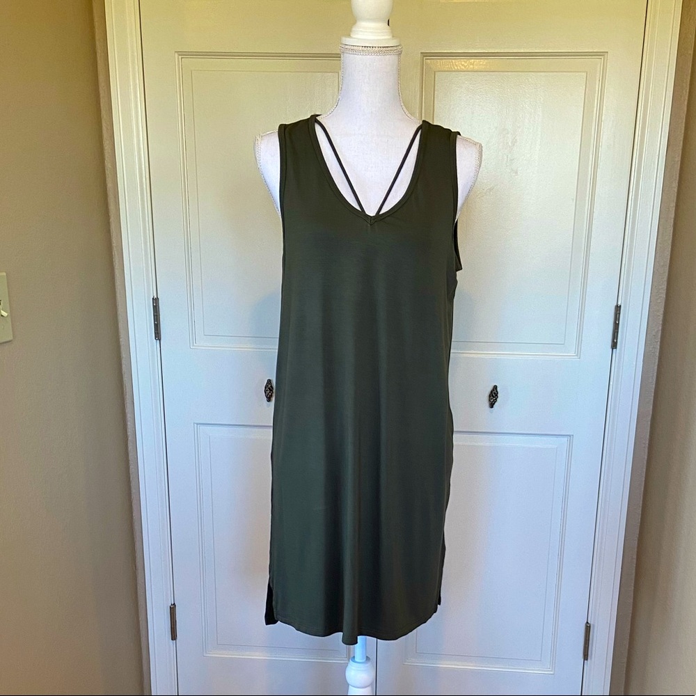 Press Dress Green Dress